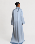 STUDIO SLIT SLEEVE ABAYA - DAWN BLUE