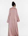 STUDIO SLIT SLEEVE ABAYA - DUSTY PINK