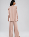 STUDIO SHIRT & TROUSER - DUSTY PINK