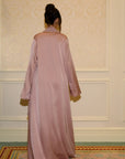 STUDIO SLIT SLEEVE ABAYA - DUSTY PINK