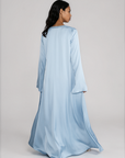 Slit Sleeve Abaya - Blue