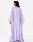 FEATHER KAFTAN LAVENDER