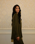 RELAXED SHIRT & PANT - OLIVE GREEN