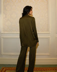 RELAXED SHIRT & PANT - OLIVE GREEN