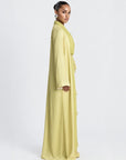 Slit Sleeve Abaya Lime