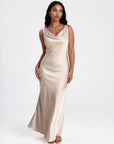 Ruya Cowl Dress Champagne