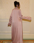 STUDIO SLIT SLEEVE ABAYA - DUSTY PINK
