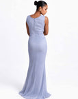 Almara Silk Dress Powder Blue