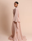 CASCADE ABAYA POWDER PINK (Pre-Order)