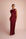HIGH COWL NECK MAXI DRESS - BURGUNDY