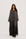 SLIT SLEEVE ABAYA - CHARCOAL