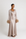 FEATHER SLEEVE ABAYA - CHAMPAGNE