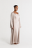 STUDIO SLIT SLEEVE ABAYA - CHAMPAGNE