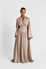 SLIT SLEEVE ABAYA SAND