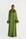 FEATHER BELTED ABAYA - GREEN