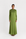 ELAILA LACE UP BACK MAXI DRESS - GREEN