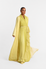 SLIT SLEEVE ABAYA LIME