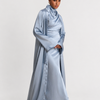 STUDIO SLIT SLEEVE ABAYA - DAWN BLUE