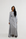TIE DETAIL ABAYA - SILVER
