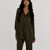 Relaxed Shirt & Pant - Olive Green
