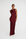 HIGH COWL NECK MAXI DRESS - BURGUNDY