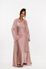 STUDIO SLIT SLEEVE ABAYA - DUSTY PINK