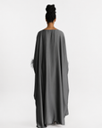 FEATHER KAFTAN - CHARCOAL