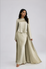SLIT SLEEVE ABAYA - PISTACHIO