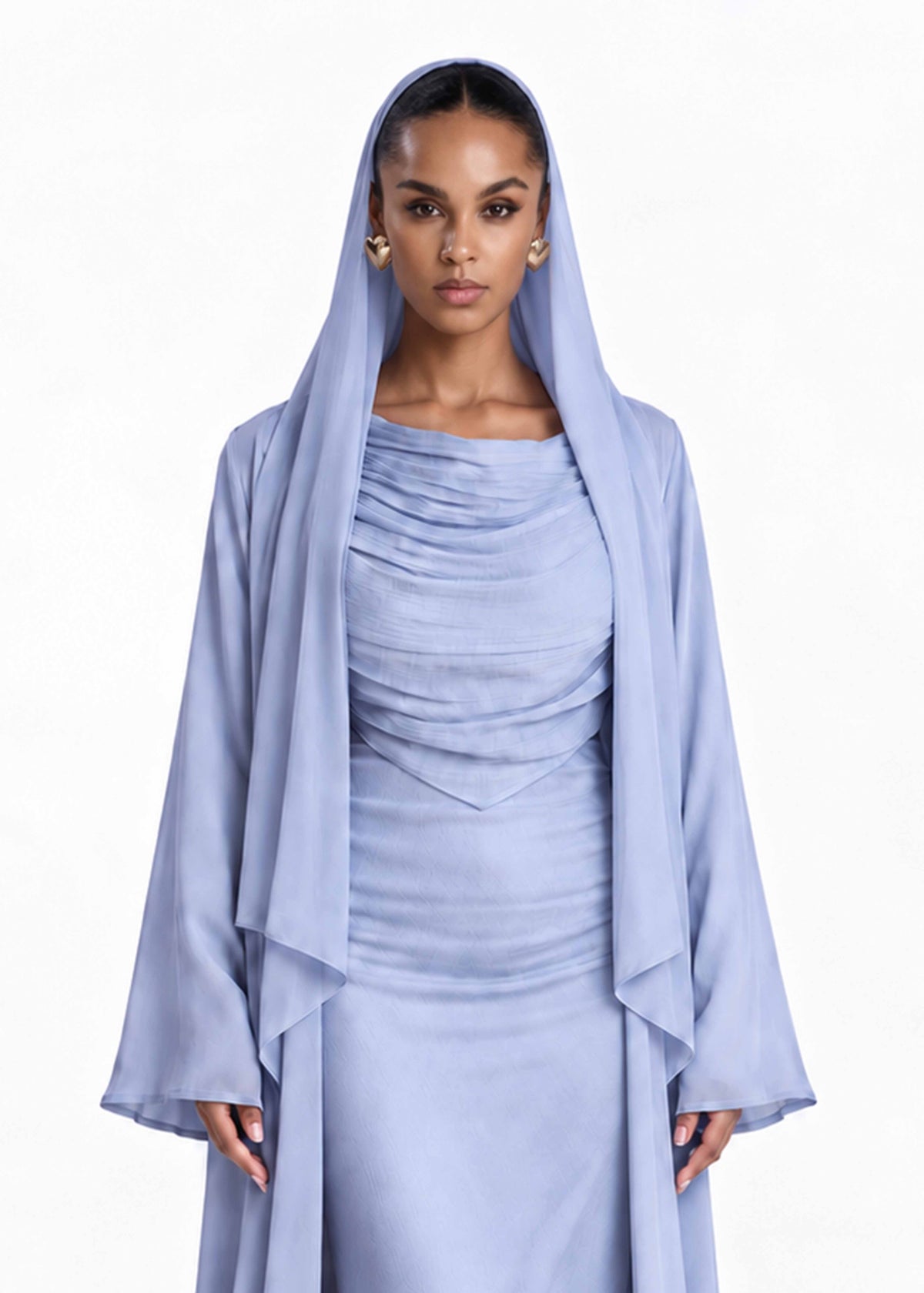 Chiffon Sheila Powder Blue