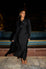 STUDIO SLIT SLEEVE ABAYA - BLACK