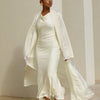 STUDIO SLIT SLEEVE ABAYA - CREAM