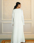 STUDIO SLIT SLEEVE ABAYA - CREAM