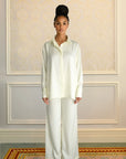 STUDIO SHIRT & TROUSER - CREAM