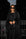 FEATHER KAFTAN - BLACK