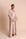FEATHER SLEEVE ABAYA - DUSTY PINK