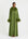 FEATHER BELTED ABAYA GREEN