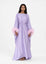 FEATHER KAFTAN LAVENDER