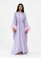 FEATHER KAFTAN LAVENDER