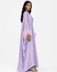 FEATHER KAFTAN LAVENDER