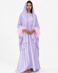 FEATHER KAFTAN LAVENDER