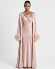 Galia Abaya Dusty Pink