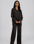 STUDIO SHIRT & TROUSER - BLACK