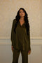 RELAXED SHIRT &amp; PANT - OLIVE GREEN