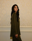 RELAXED SHIRT & PANT - OLIVE GREEN