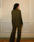 RELAXED SHIRT & PANT - OLIVE GREEN