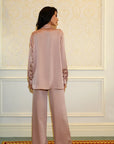 STUDIO SHIRT & TROUSER - DUSTY PINK
