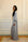 TIE DETAIL ABAYA - SILVER