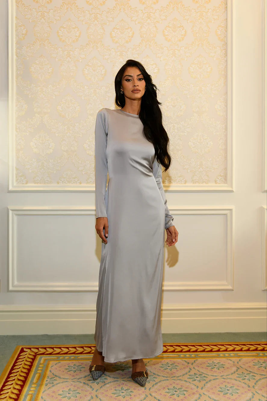 lalia satin maxi dress Lalia Maxi Dress