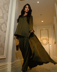 RELAXED SHIRT & PANT - OLIVE GREEN