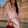 STUDIO SHIRT & TROUSER - DUSTY PINK